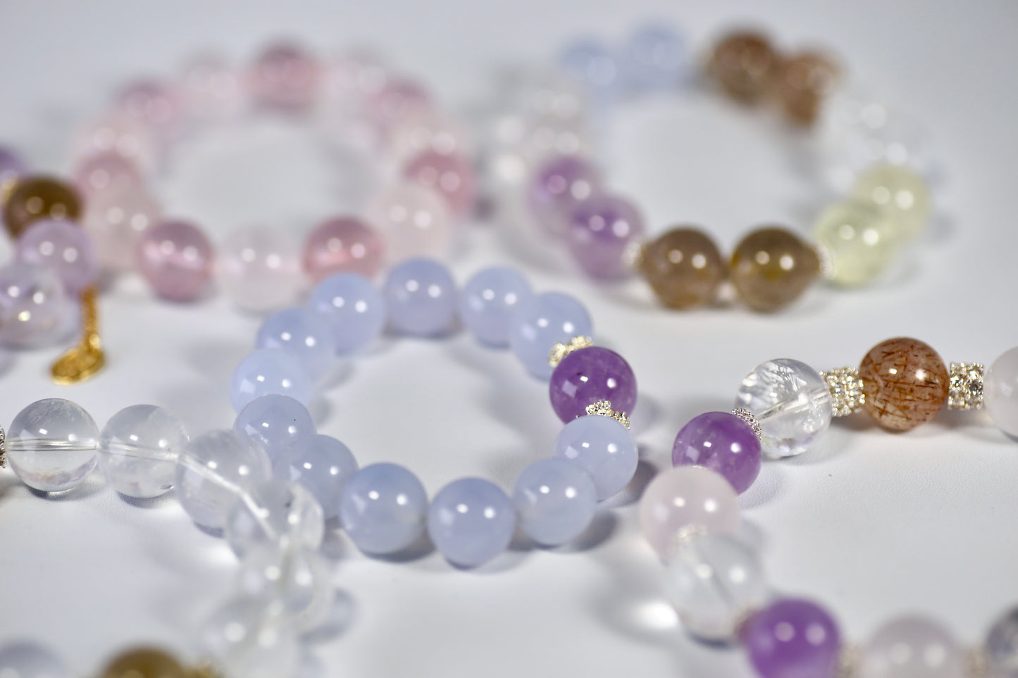 Harmony Quartet: Brazilian Amethyst & Madagascar Citrine Energy Bracelet